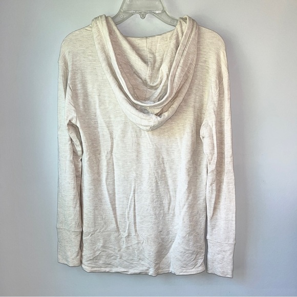 Athleta Cream Studio Split Neck Hoodie - Picture 2 of 12